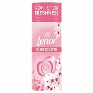 خوشبو كننده لباس شکوفه گیلاس و آب گل رز لنور Lenor مدل Cherry Blossom & Rose Water | حجم 176 گرم
