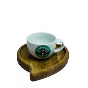 شات و سینی قلبی قهوه خوری