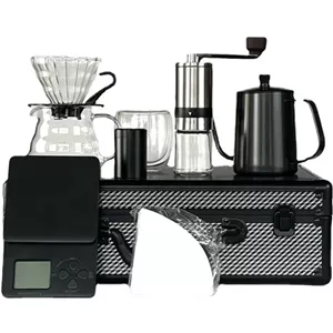 ست قهوه ساز دمی 9تکه V60 قابل حمل