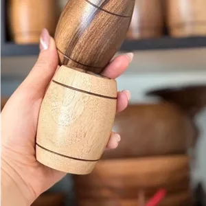 شات لیوان چوبی،چوب گردو اعلا،مناسب نوشیدنی سرد و گرم