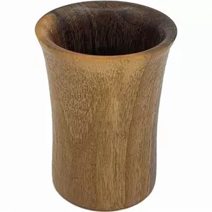 لیوان چوبی قهوه کمر باریک
