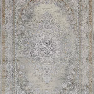 فرش 1200 شانه قیطران نقشه نسرین کرم کلکسیون مروارید تراکم 3600