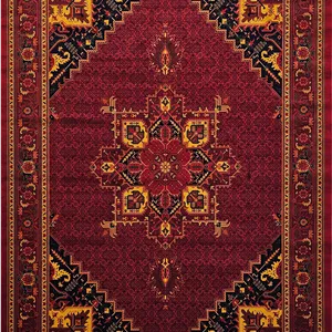 فرش طرح قشقایی مرینوس بافت کد706 روناسی 700 شانه 100%اکریلیک