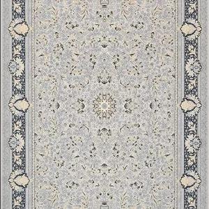 فرش 700 شانه میراث ماندگار نقشه مهرناز نقره ای  اکریلیک تراکم 2550