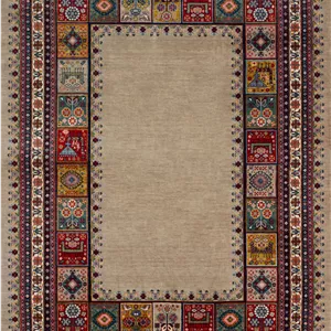 فرش ماشینی با پشم طبیعی شرکت دلان مدل WF2271 کاملا مشابه دستبافت