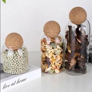 ظروف نگهدارنده پیرکس استوانه ای ۳ تایی درب بامبو وارداتی