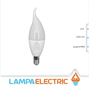 لامپ LED اشکی 8 وات صدفی پارمیس