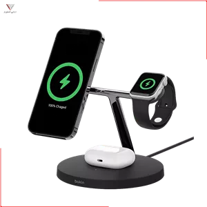 شارژ بیسیم 3 در 1 بلکین BoostCharge Pro MagSafe مدل WIZ017