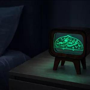 تلویزیون رومیزی چراغ دار