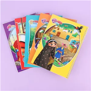 دفتر سیمی 50 برگ داستانی پیک فدک کد 019