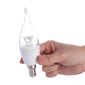 لامپ شمعی LED اشکی شفاف کملیون Camelion E14 7W