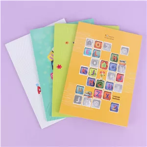 دفتر زبان 2 خط 50 برگ پیک فدک کد 022