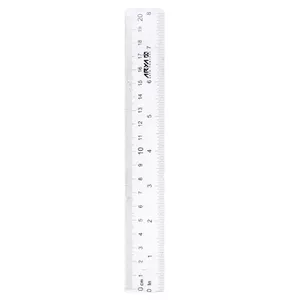 خط کش پلاستیکی آریا Arya 8030 20cm بسته 48 عددی