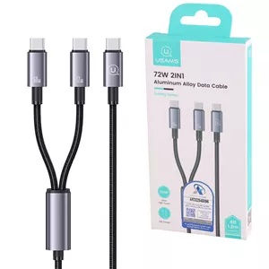 کابل دو سر فست شارژ 60 وات یوسامز SJ740 طول 1.2 متر