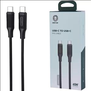کابل دو سر تایپ سی فست شارژ 60 وات گرین لاین GNPVC60CTCBK طول 1 متر