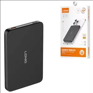 پاور بانک بی سیم فست شارژ الدینیو PQ28 QC3.0 PD 20W ظرفیت 5000 میلی آمپر ساعت