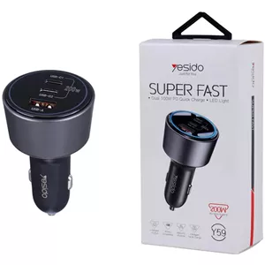 شارژر فندکی 200 وات یسیدو Y59