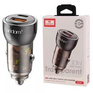 شارژر فندکی فست شارژ Earldom ES-CC31 3A QC 30W