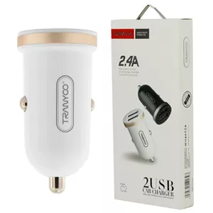 شارژر فندکی Tranyoo C2 2.4A