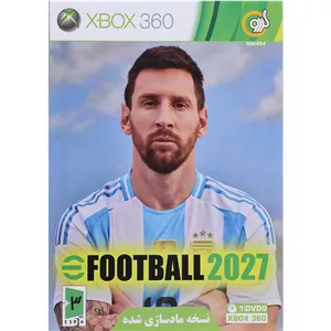 بازی eFootball 2027 1DVD9 نسخه ماد سازی شده گردو مناسب برای XBOX 360