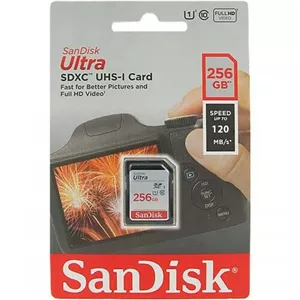 رم اس دی ۲۵۶ گیگ سن دیسک SanDisk Ultra CL10 U1 120MB/s