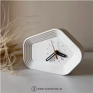ساعت رومیزی بتنی سَرو