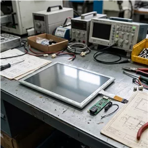 تاچ اسکرین مقاومتی 12.1 اینچ 5 وایر همراه برد تاچ و کابل