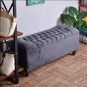 پاف باکس درب لمسه با پارچه جاسمین