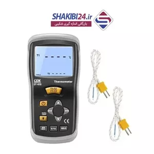 ترمومتر تماسی 2 کاناله سم مدل CEM DT-613