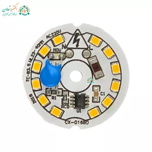 چیپ ال ای دی 6 وات 220 ولت آفتابی قطر 40 میلیمتر