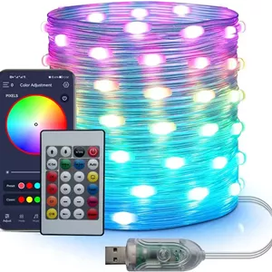 ریسه RGB گیمینگ هوشمند با اتصال USB و بلوتوث – با رقص نور حساس به صدا
