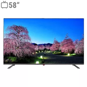 تلویزیون 58 اینچ ال ای دی هوشمند جی وی سی مدل LT58N100