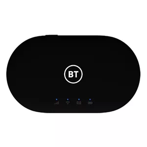 مودم 4.5G قابل حمل آلکاتل مدل BT71 با تکنولوژی Cat6 و Cat7، سرعت دانلود تا 300Mbps، پشتیبانی همزمان از 20 کاربر، وای‌فای دو بانده 2.4GHz و 5GHz، استاندارد IEEE 802.11b/g/n/ac، باتری با شارژدهی 7 تا 8 ساعت و قابلیت ارسال SMS