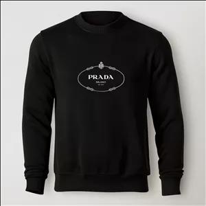 سویشرت دورس مشکی طرح برند پرادا Prada | استایل اسپرت | کد BR092