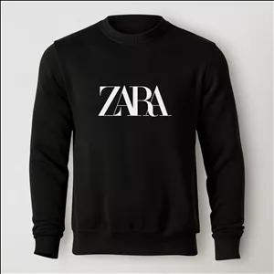 سویشرت دورس مشکی طرح برند زارا ZARA | استایل اسپرت | کد BR043