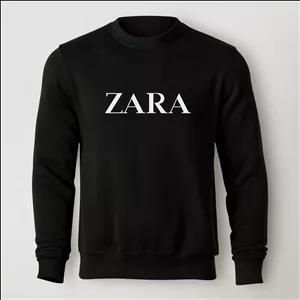 سویشرت دورس مشکی طرح برند زارا ZARA | استایل اسپرت | کد BR044