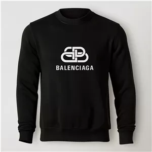 سویشرت دورس مشکی طرح برند بالنسیاگا Balenciaga | استایل مینیمال | کد BR133