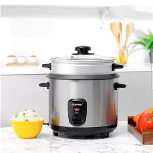 پلوپز جیپاس 1.5 لیتری  مدل GEEPAS GRC 35040 RICE COOKER  با ۱۸ ماه گارانتی شرکتی