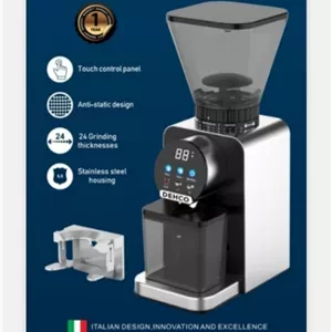 آسیاب قهوه حرفه‌ای دکو مدل DCG-2020 – توان 180 وات، مخزن 350 گرم، 24 درجه آسیاب با گارانتی اصالت و سلامت کالا