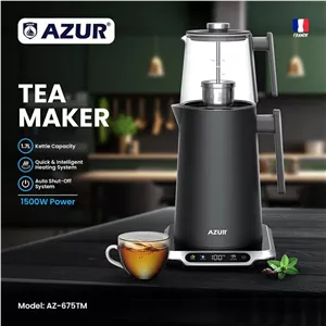 چای‌ساز روهمی برند  آزور مدل AZ-675TM ساخت فرانسه با گارانتی اصالت و سلامت کالا