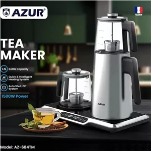 چای‌ساز برند آزور مدل AZ-684TMساخت فرانسه با گارانتی اصالت و سلامت کالا