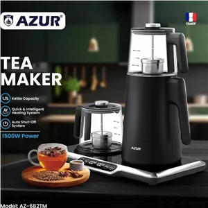 چای‌ساز برند آزور AZURمدل AZ-682TMساخت فرانسه با گارانتی اصالت و سلامت کالا