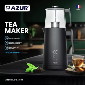 چای‌ساز برند آزور AZUar مدل AZ-673TM ساخت فرانسه  باگارانتی اصالت و سلامت کالا