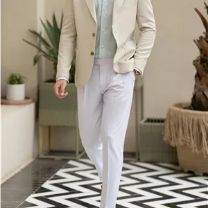 کت لینن بدون آستر کد c192