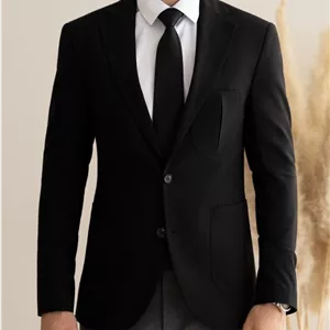 کت دودکمه مشکی کدc209