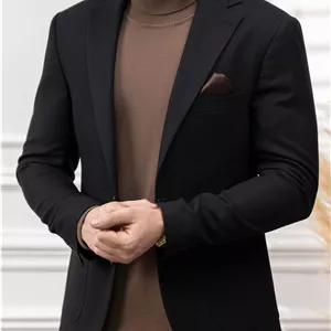 کت دودکمه مشکی کدc212