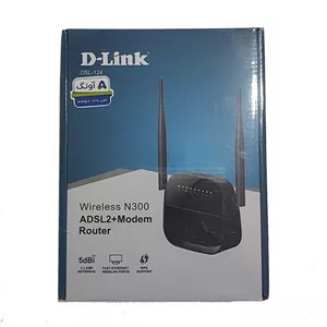 مودم روتر ADSL2 Plus بی سیم N300 دی لینک مدل DSL124