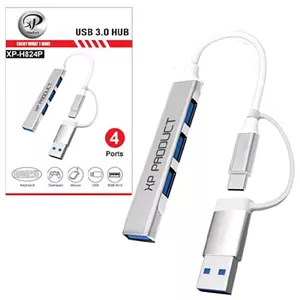 هاب 4 پورت USB 2.0 ایکس پی-پروداکت مدل xp-h824