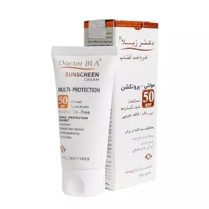 ضدآفتاب مولتی پروتکشن بیرنگ دکترژیلاspf50مناسب انواع پوستml50