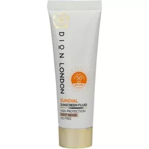 کرم ضدآفتاب (فلوئید) فاقد چربی و بژ روشن با spf50 دیون لندن 50ml